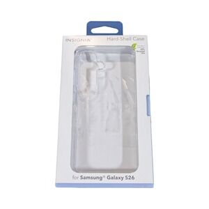 Qq7O Insignia- Hard-Shell Case for Samsung Galaxy S26 - Clear Open Box